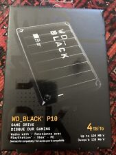 Western Digital WD Black P10 4TB External 2.5 in Hard Drive NEW Sealed ✅ picture