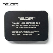 TEUCER 12pcs 40W/m.k 3D Graphite Thermal Pad 3090/3080 Memory Thermal Grease Pad picture