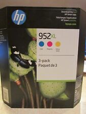 BRAND NEW OEM Genuine HP 952XL 3-Pack Color High Yield Ink Cartridges N9K30BN picture