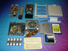 Lot of Assorted Vintage Computer and Electronic Parts Heatsinks Brackets Drives picture