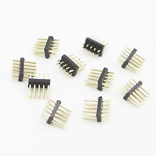 10PCS  Gold Plated 1.27mm Pitch Male 2x5 Pin 10 Pin Straight Pin Header Strip picture