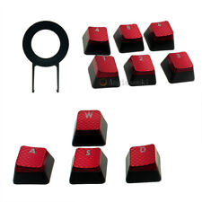 Red 10Keys Corsair FPS Backlit KeyCaps for Cherry Key Switches Gaming Keyboards picture