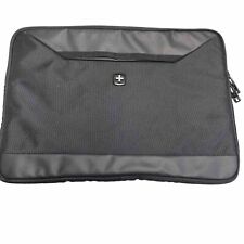 Swiss Gear Black Slim Protective Zippered Lined Laptop /Tablet Sleeve Accessory picture