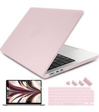Dongke-Hardshell-New Macbook Air 13.6in Case 2022/2023 Release A2681 - Pink picture