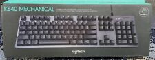 Logitech K840 Mechanical Keyboard with Romer G Switches  - Black Open Box MINT picture