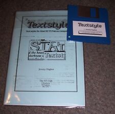NEW Atari 520 1040 ST STE STF STFM Mega Computer Textstyle Software & Manual picture