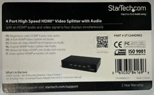 StarTech.com - ST124HDMI2 - HDMI Splitter 1 In 4 Out - 1080p - 4 Port picture