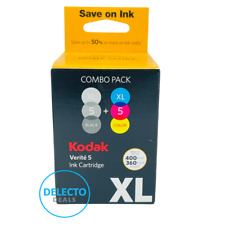 GENUINE Kodak Verite 5 XL Combo Pack Ink Cartridge Black & Color XL SEALED BOX picture