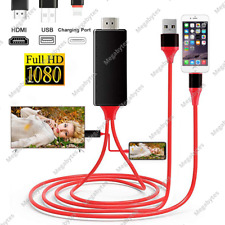 1080P HD HDMI Mirroring Cable Phone to TV HDTV Adapter For iPhone 13 iPad Series picture