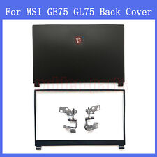 New For MSI GE75 GL75 9SE 9SD MS-17E2 MS-17E1 Back Cover / Front Bezel / Hinges picture