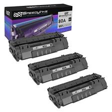SPEEDY 3PK Replacement for HP 80X Toner Cartridge CF280X 80A CF280A HY Black picture