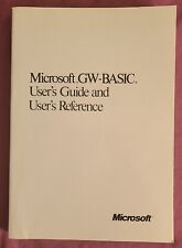 Vintage Microsoft GW-BASIC Interpreter User's Guide Computer Manual - 1990 picture