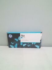 HP 764 300-ml Cyan Designjet Ink Cartridge C1Q13A Exp oct 2024 picture