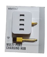 Vivitar 4 Port USB Charging Hub White Brand New Sealed picture