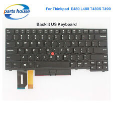 New Backlit Keyboard For Lenovo ThinkPad E480 L480 T480S T490 01YP360 01YP520 US picture
