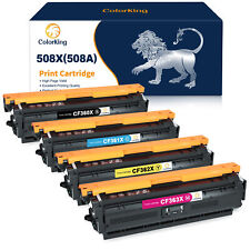4 Pack / 1 Set Toner for HP CF360X 508X Color LaserJet MFP M577 M552 M553 M553dn picture