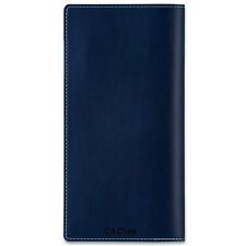PLUS Plus Notebook Cover Ka.Crie A4 1/3 Luxury Cover Genuine Leather Style Navy picture