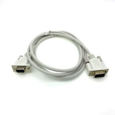 6 Ft DB9 DB 9 9-Pin RS-232 Male to Female M/F Serial Extension Cable Beige New picture