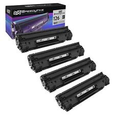 SPEEDYINKS Compatible Toner Cartridge for Canon 126 (Black, 4-Pack) picture