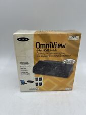 Belkin Omniview 4-Port KVM Switch 722868391631 New Old Stock #a7 picture