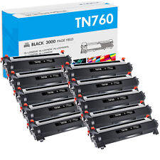 10 Pack TN760 Toner Cartridge for Brother TN-760 MFC-L2710DW HL-L2370DW L2350DW picture