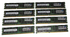 8x SAMSUNG 16GB 2Rx4 PC3-12800R Server RAM M393B2G70BH0 Ram Memory Used picture