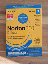 Norton 360 Deluxe for 3 Devices/1 Year + Norton Utilities Ultimate New Ship FAST picture