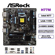 ASRock H77M Motherboard M-ATX Intel H77 LGA1155 DDR3 16GB SATA3 HDMI SPDIF VGA picture