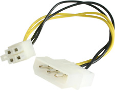 6In LP4 to P4 Auxiliary Power Cable Adapter - LP4 to 4 Pin ATX - Molex to P4 Ada picture