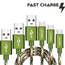 3 Pack Camo 6ft,10ft Micro USB FAST Charger Data Sync Cable Cord for Tablet picture