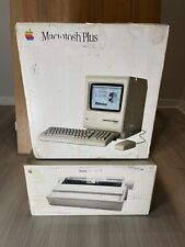 1986 Apple MacIntosh Plus Computer w/Apple Image Writer II Printer, KeyBoardEtc picture