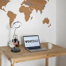 Vivitar 2 in 1 Vlogging Desk Lamp LED Ring Light Adjustable Phone Holder USB NIB picture