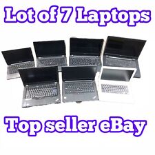 Lot of 7 laptops Dell Asus ThinkPad  NO HD/AC For Parts AS/IS Technician Special picture
