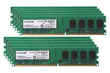 Lot Crucial 8GB 4GB 2GB 2Rx8 PC2-6400U DDR2 800MHz CL6 DIMM Desktop Memory RAM picture
