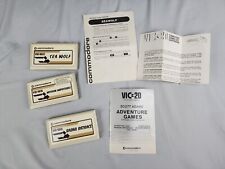 Commodore Vic 20 Game Lot Of 3 Radar Ratrace Sea Wolf Mission Impossible picture