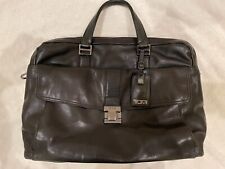Tumi Beacon Hill 68560 Large Leather Laptop Briefcase Bag Black picture