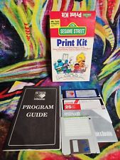 New Sealed 1980’s Sesame Street Print Kit IBM, Tandy & Compatibles W/ 256k picture