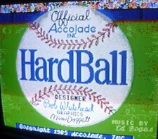 Commodore 64: HARDBALL Baseball Original disk - TESTED & WORKS picture