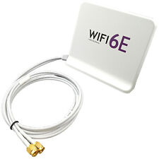 WiFi 6E Antenna Magnetic Stand Tri Band AX Network 2.4GHz 5GHz 6GHz RP-SMA Cable picture
