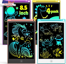 4 Pack LCD Writing Tablet, 8.5 Inch Colorful Doodle Board Drawing Tablet for Kid picture