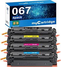 myCartridge 067 067H MF656Cdw Toner Cartridge 4 Pack Set w/Chip LBP632Cdw MF653C picture