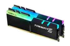 32GB G.Skill DDR4 TridentZ RGB 3000Mhz PC424000 CL16 Dual Kit 2x16GB Intel Z270 picture