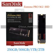 SanDisk Extreme PRO M2 NVMe 3D SSD 250GB 500GB 1TB 2TB Solid State Drive lot picture