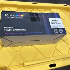 EZink Black Toner Cartridge TN660 2 Pack New picture