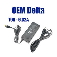 Genuine 120W Delta AC Adapter ADP-120ZB BB 19V 6.32A Square Tip w/Cord picture