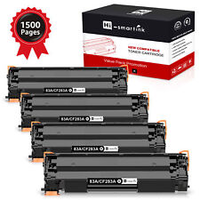 1-4PK Black 83A CF283A Toner Cartridge for HP LaserJet Pro M127fw M225dn Printer picture