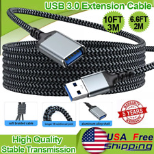 10FT 6FT USB 3.0 Extension Cable Male to Female Extender Cable Super-Speed 5Gbps picture