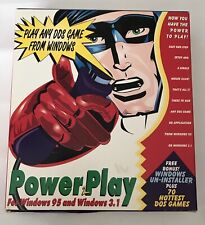 Power Play 2 for Windows 3.1 & 95 PC CD-ROM Big Box and papers only-NO DISC picture