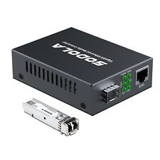 Gigabit Ethernet Media Converter, Multi Mode Dual Lc Fiber To Ethernet Rj45 Co picture