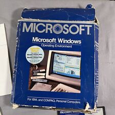 Microsoft Windows 1.0 Vintage Software Incomplete 050-050-004 picture